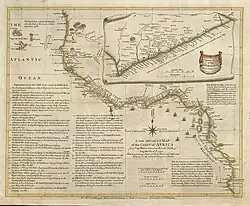 Map of the Coast of Africa from Cape Blanco to the Coast of Angola, 1753