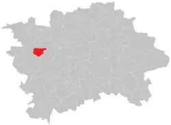 Location of Motol in Prague