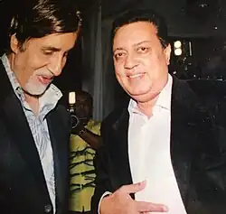 Praveen Nischol with Amitabh Bachchan