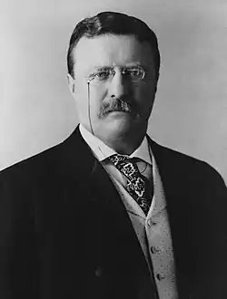 26th President of the United States and Nobel Peace Prize laureate Theodore Roosevelt (AB, 1880)[154]