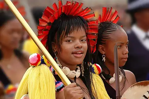 Image 4 Eswatini Photograph credit: Amada44 Eswatini, formerly known as Swaziland, is a landlocked country in Southern Africa. The government is an absolute monarchy, the last of its kind in Africa, and the country has been ruled by King Mswati III since 1986. One of the country's important cultural events is Umhlanga, the reed-dance festival, held in August or September each year. This photograph shows Princess Sikhanyiso Dlamini, the eldest daughter of Mswati III, at the 2006 festival. More selected pictures