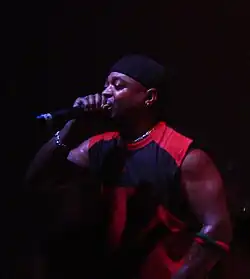 Chuck D performing in Zagreb in 2006