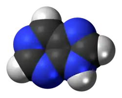 Space-filling molecular model