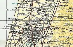 Kfar Saba 1945 1:250,000