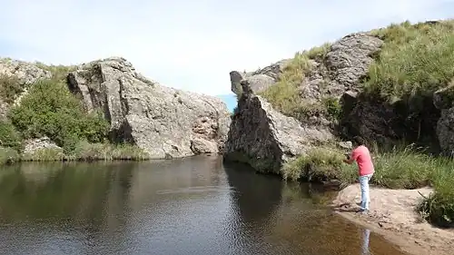Fly fishing in Quebrada del Condorito