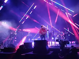 Queens of the Stone Age performing at Accor Arena, Paris, in 2023