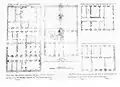 Plans before expansion in the 18th century.