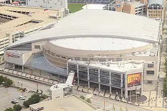 Rocket Arena, home of the Cleveland Cavaliers and Monsters