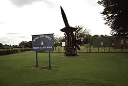 The station gate guardian, a Bloodhound surface-to-air missile