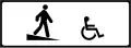 Wheelchair descending ramp