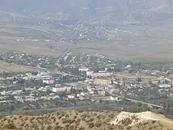 View of Askeran from road leading up to Kyatuk