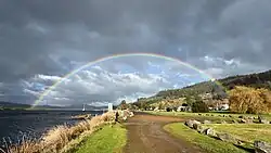 Double rainbow at Franklin