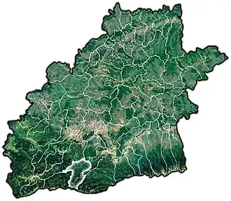 Location in Sibiu County