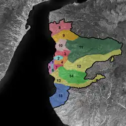 Districts and neighborhoods of Reggio