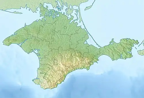 Tyritakē is located in Crimea