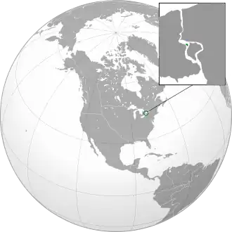 Republic of Canada in North America in 1837