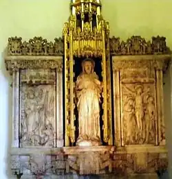 Reredos in the Chapel of the Sacred Heart.