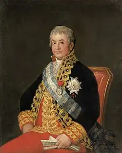 José Antonio Caballero&nbsp;[es], painted by Francisco Goya
