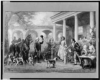 The Return from the Hunt, J.L.G. Ferris, c. 1910, Library of Congress Prints and Photographs Division