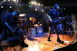 The band performing in 2006