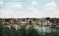 Richmond as seen from Swan Island, 1908