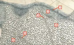 Undeveloped Ricksdorf lot with Hasenheide, 1685