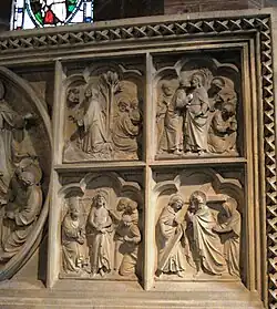 St Giles' Church-Right hand side of reredos