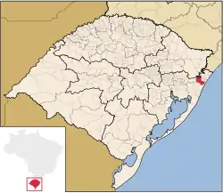 Location within Rio Grande do Sul