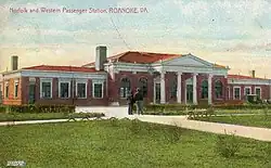 The Passenger Station as it appeared in 1909