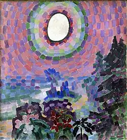 Robert Delaunay, Paysage au disque, 1906