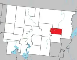 Location within Abitibi RCM