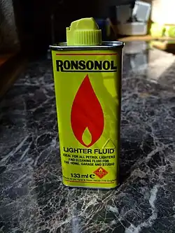 Can of lighter fluid