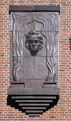 Relief Beethoven in Rostock