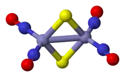 The anion in Roussin's red salt, 2−.
