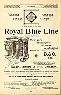 Advertisement for the Royal Blue in the January 1896 issue of McClure's magazine