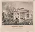 Ruins of the Merchant's Exchange N.Y. after the Destructive Conflagration of Decbr 16 & 17, 1835