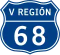 Route 68 shield}}