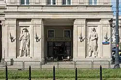 Façade on Marszałkowska Street, Warsaw