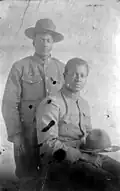 Augustus Aikens and friend in Cherry Lake