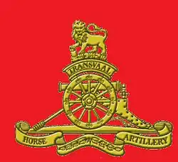 SANDF Transvaal Horse Artillery emblem