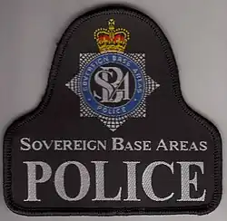 SBA police patch