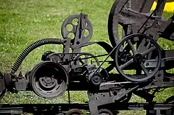 Tinguely, Gears, 1967; scrap old metal components (part of Le Paradis Fantastique)