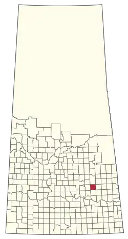 Location of the RM of Ituna Bon Accord No. 246 in Saskatchewan