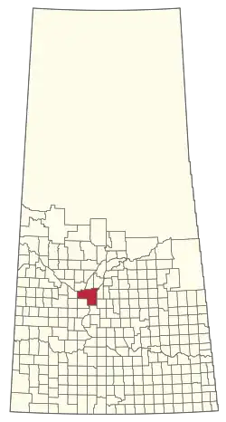 Location of the RM of Corman Park No. 344 in Saskatchewan