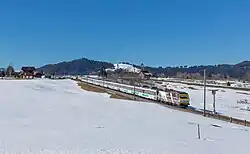 Former Voralpen Express trainset near Altmatt