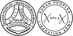 Sudan People's Liberation Army.svg