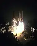 Launch of STS-56