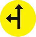 3.05 Proceed straight or turn left