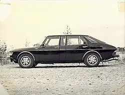 The first factory stretched Saab 99 'Finlandia' limousine