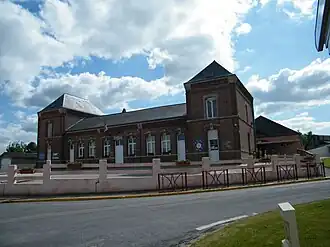 The town hall in Saint-Rémy-Boscrocourt